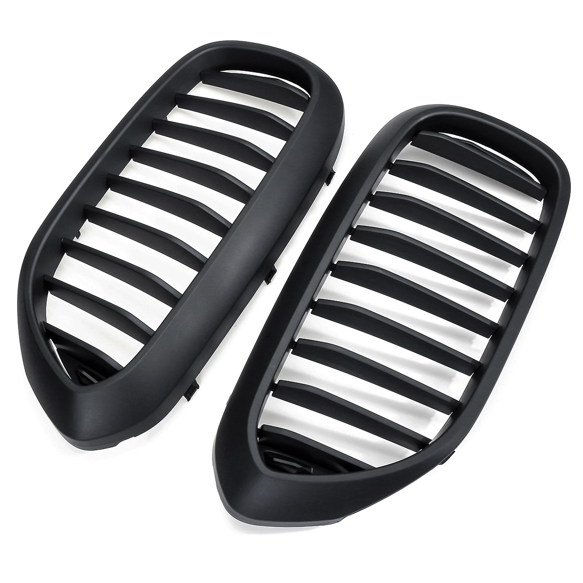 Pair-Matte-Black-Front-Kidney-Grill-Grille-For-BMW-5-Series-G30-G31-G38-M5-2017-2018-1663247