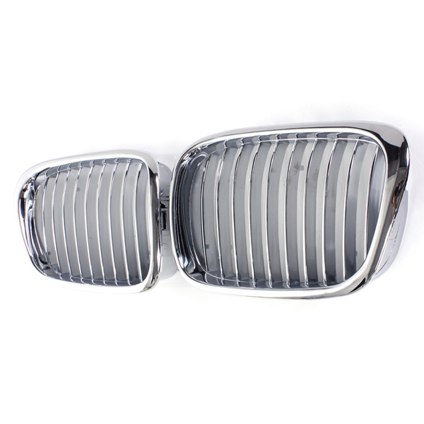 Plated-Chrome-Front-Hood-Kidney-Grille-Insert-For-BMW5-SeriesE39-97-03-950289