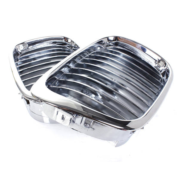Plated-Chrome-Front-Hood-Kidney-Grille-Insert-For-BMW5-SeriesE39-97-03-950289