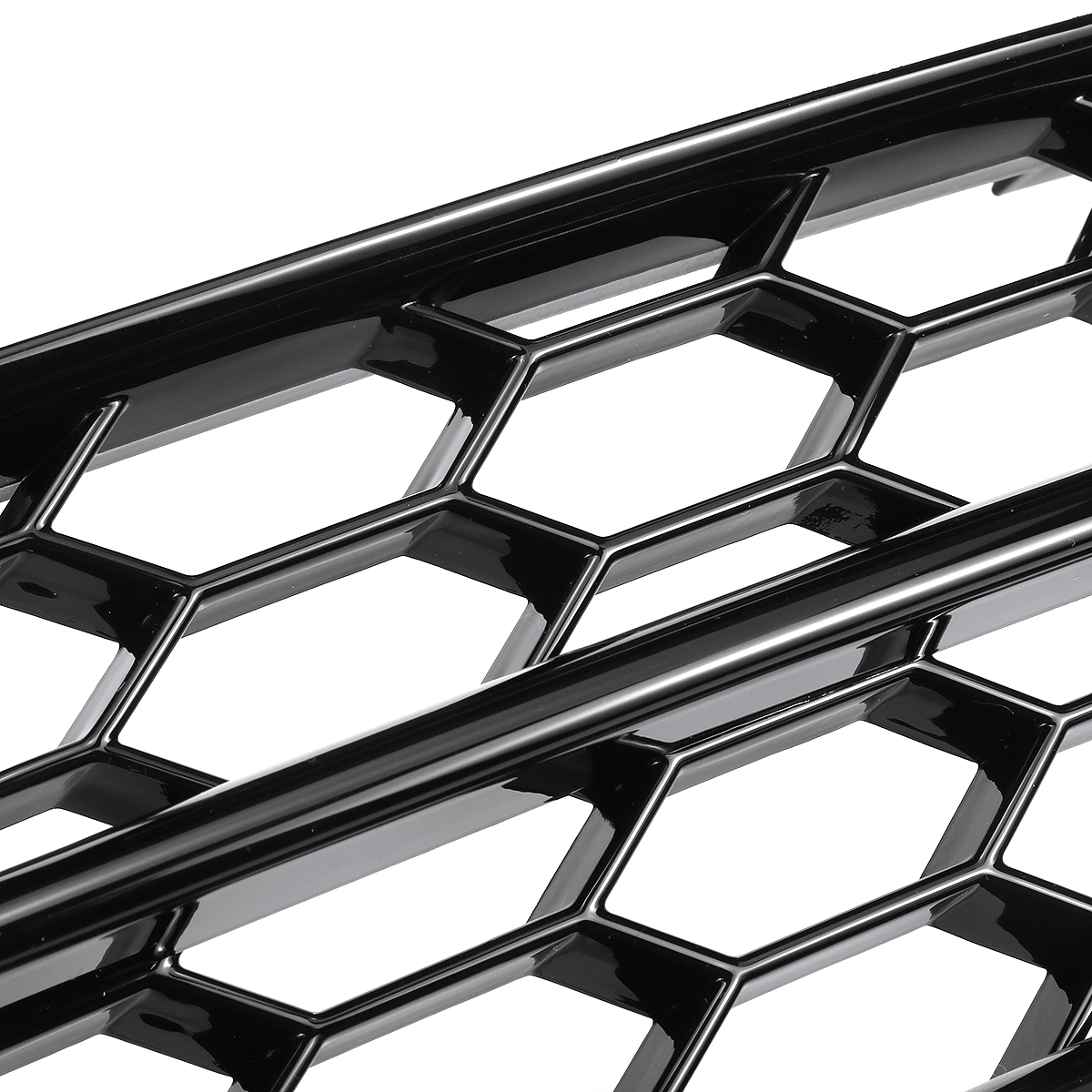 Plating-Front-Fog-Light-Cover-Honeycomb-Hex-Grille-Grill-For-Audi-A4-B8-S-Line-S4-2008-2012-1663737
