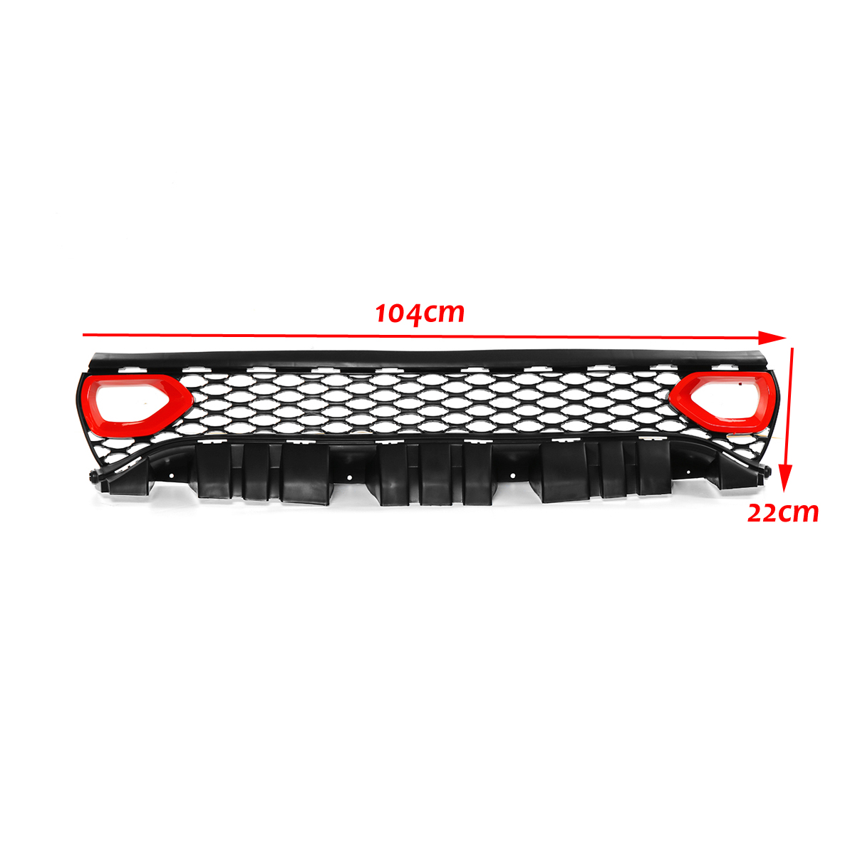 RED-Upper-Grille-with-Bezels-Dual-Inlets-For-Dodge-Charger-SRT-Scat-2015-2019-1742206