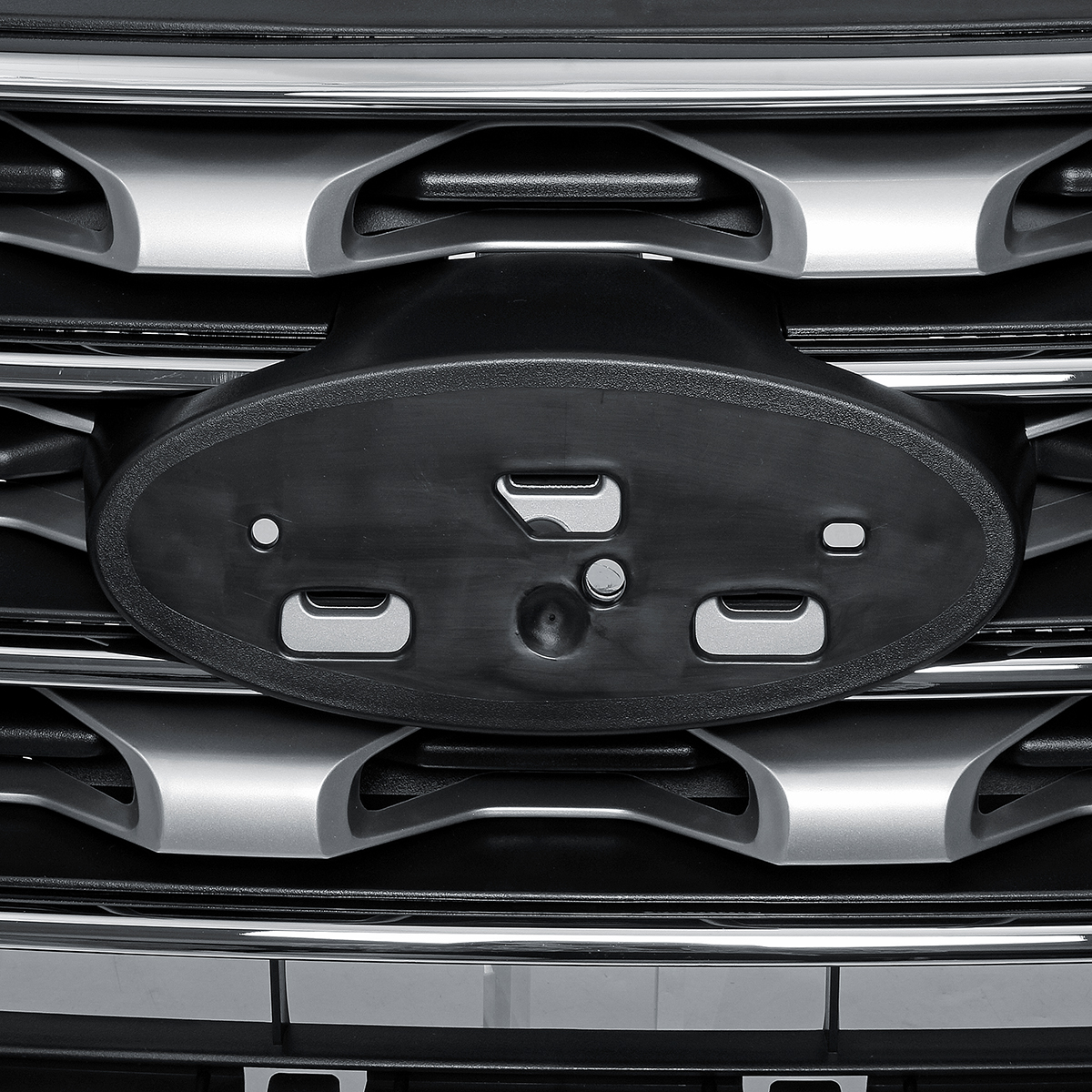 Replacement-Silver--Black-Sport-Style-Front-Grille-Grill-For-Ford-Explorer-2016-2017-1619536
