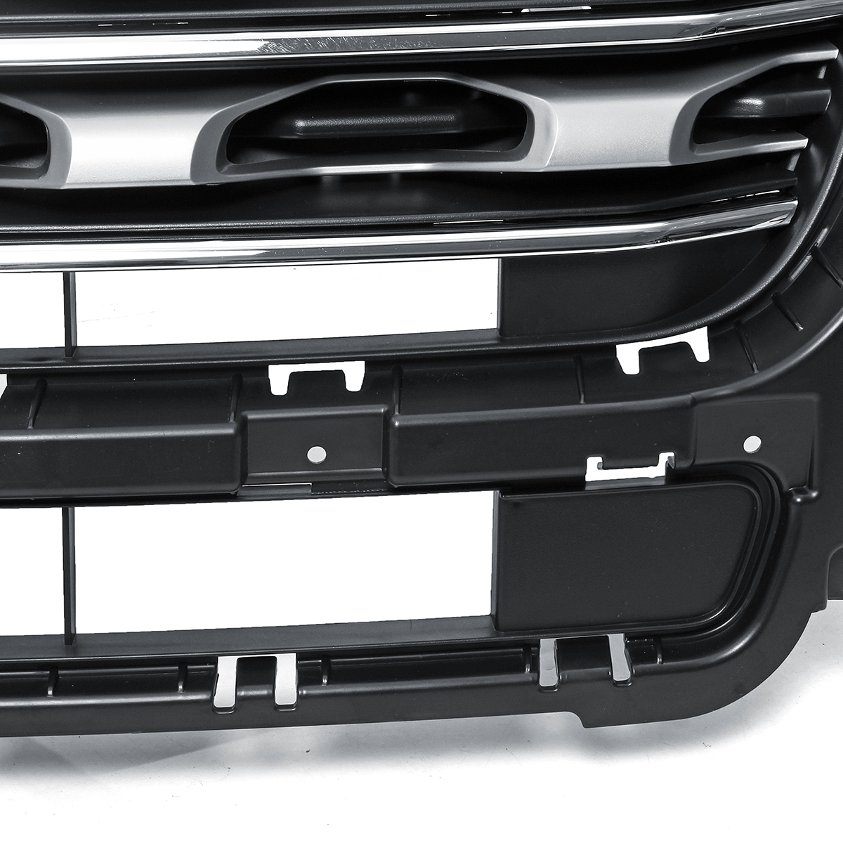 Replacement-Silver--Black-Sport-Style-Front-Grille-Grill-For-Ford-Explorer-2016-2017-1619536