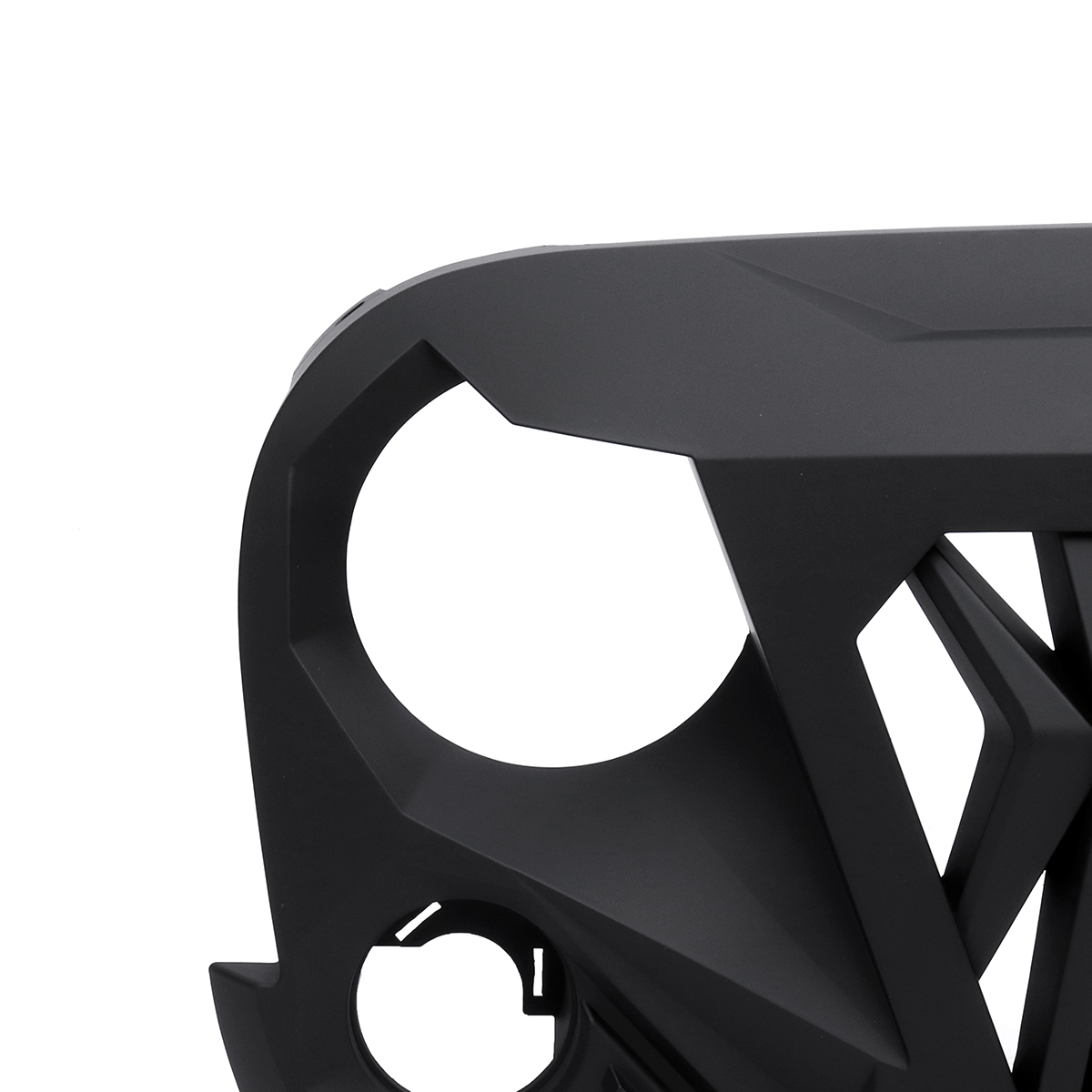 Shark-Grille-Matt-Black-ABS-Unlimited-Rubicon-For-2007-2018-Jeep-Wrangler-JK-JKU-1484443