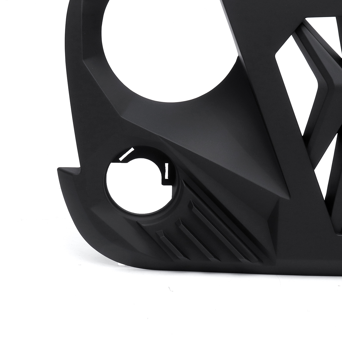 Shark-Grille-Matt-Black-ABS-Unlimited-Rubicon-For-2007-2018-Jeep-Wrangler-JK-JKU-1484443