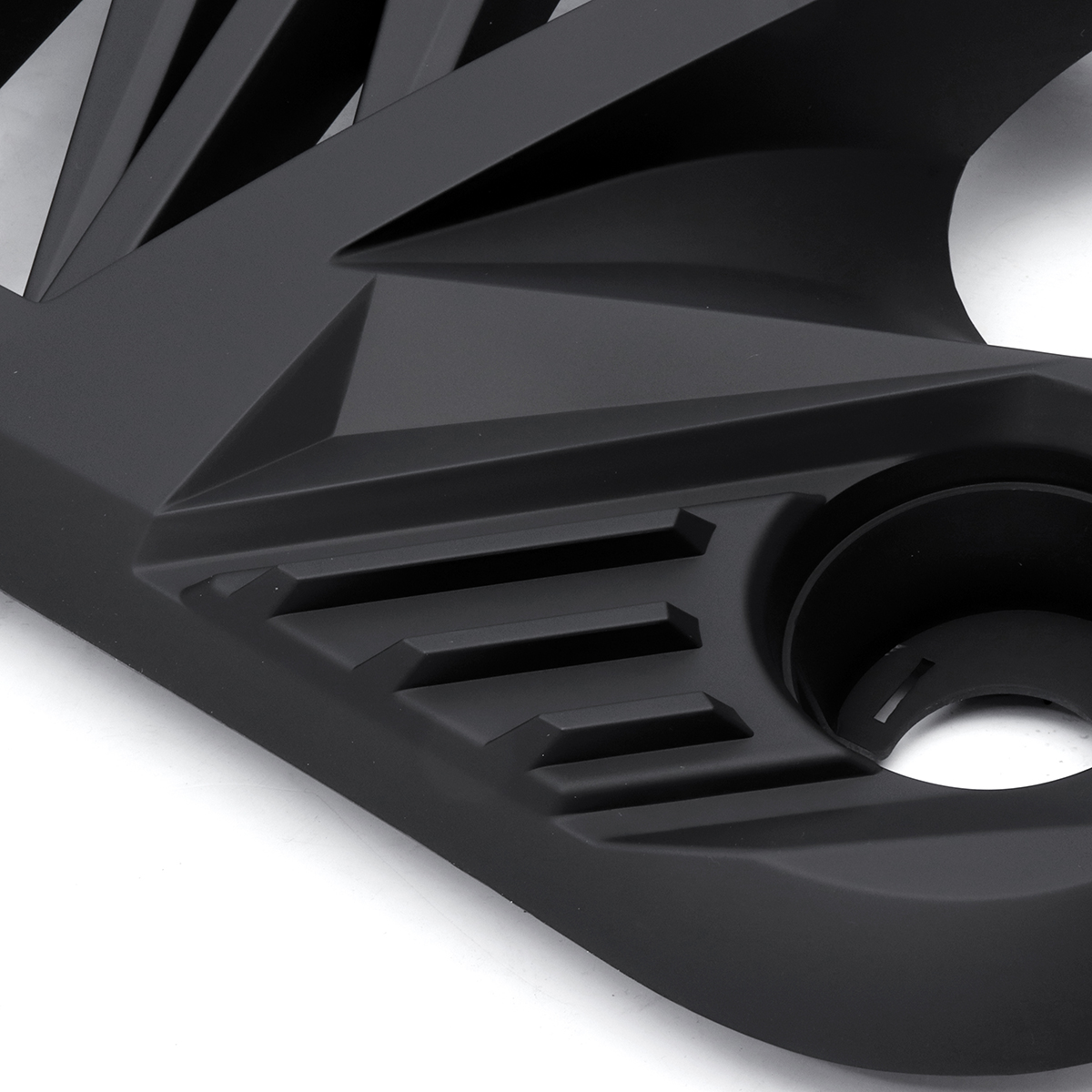 Shark-Grille-Matt-Black-ABS-Unlimited-Rubicon-For-2007-2018-Jeep-Wrangler-JK-JKU-1484443