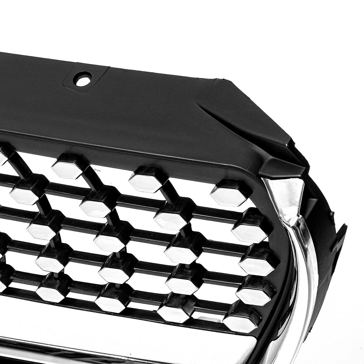 Silver-Diamond-Front-Grille-Grill-For-Mercedes-Benz-W447-V200-V220-V250-V260-2015-2018-With-Camera-1550013