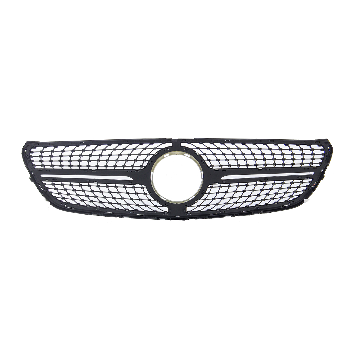 Silver-Diamond-Style-Front-Bumper-Grille-Grill-For-Mercedes-Benz-V-class-W447-15-18-1550014