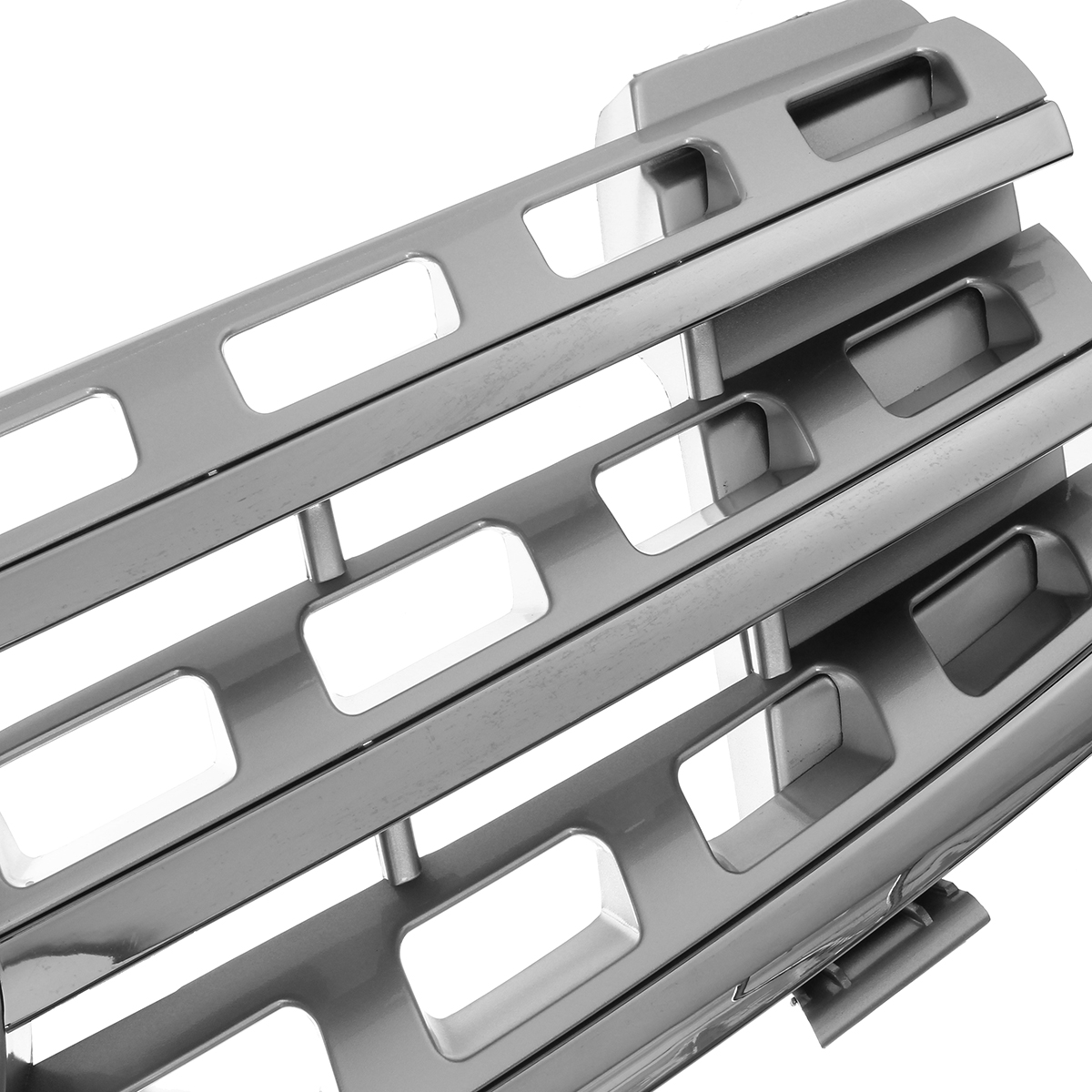 Silver-Front-Bumper-Sport-Grille-For-Mercedes-W164-ML320-ML350-ML430-ML550-2005-2008-1578474