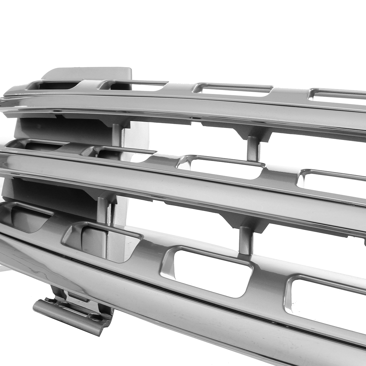 Silver-Front-Bumper-Sport-Grille-For-Mercedes-W164-ML320-ML350-ML430-ML550-2005-2008-1578474