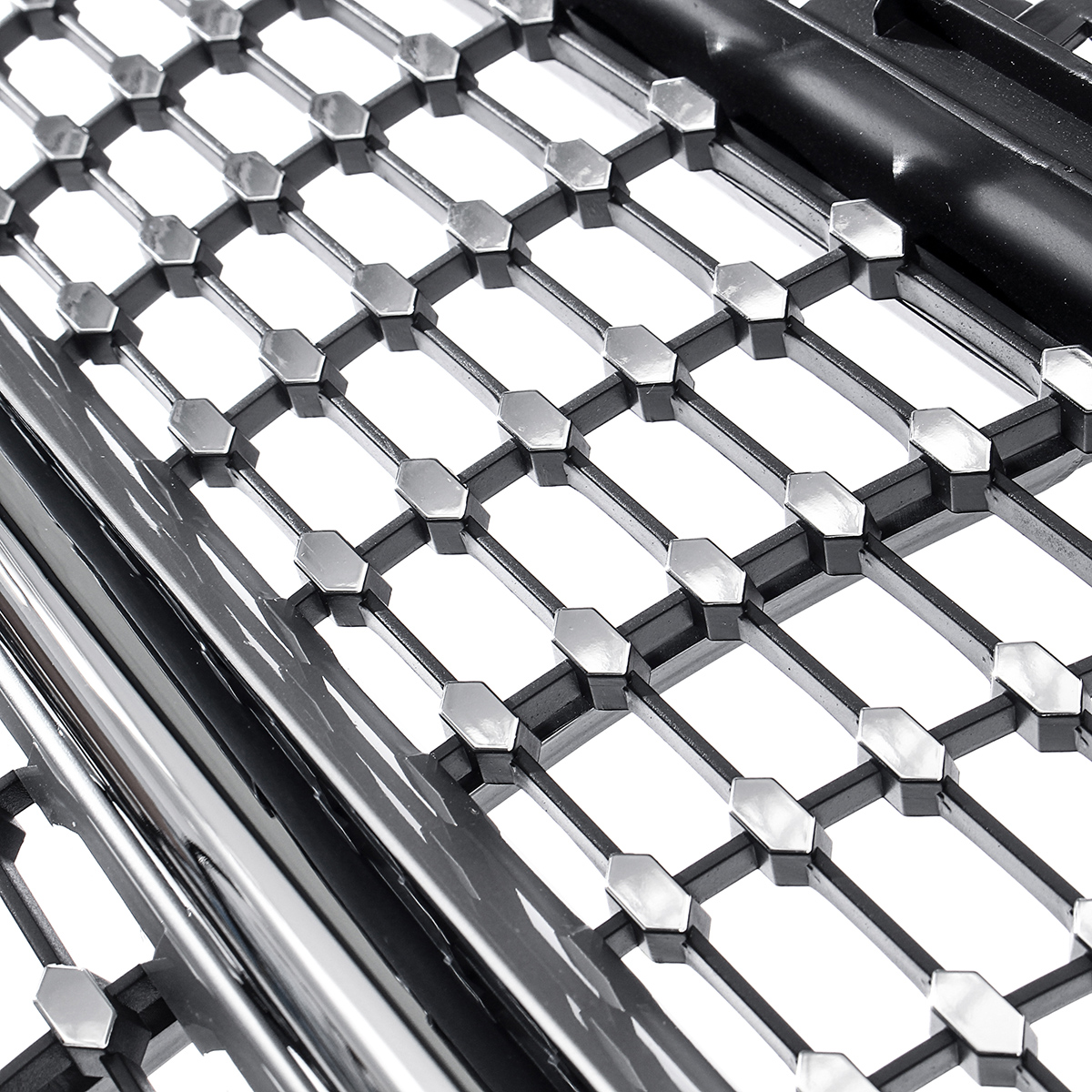 Silver-Front-Diamond-Grill-Grille-With-Camera-For-Benz-W205-C-Class-C250-C300-C400-C43-AMG-2019-1599604
