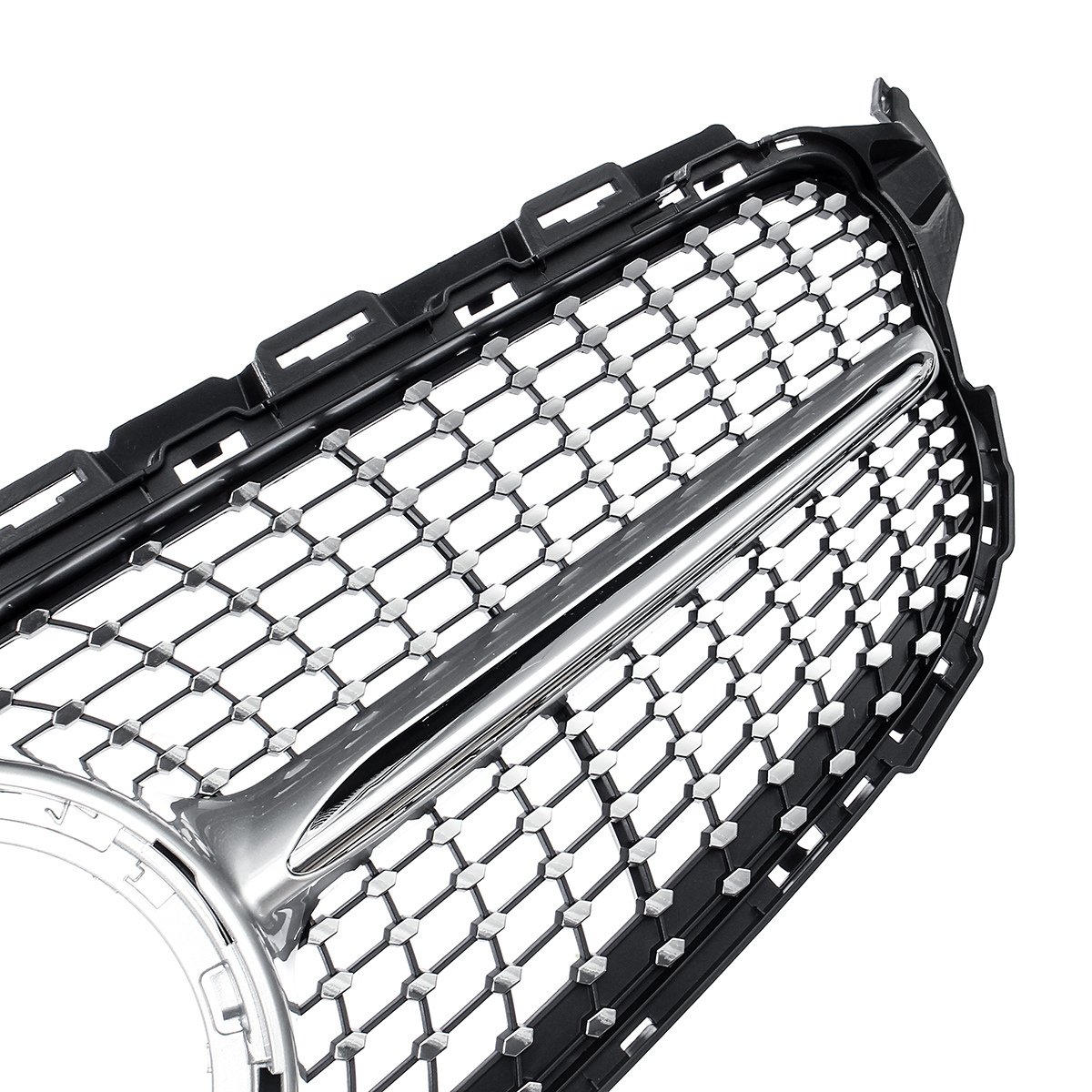 Silver-Front-Diamond-Grill-Grille-With-Camera-For-Benz-W205-C-Class-C250-C300-C400-C43-AMG-2019-1599604