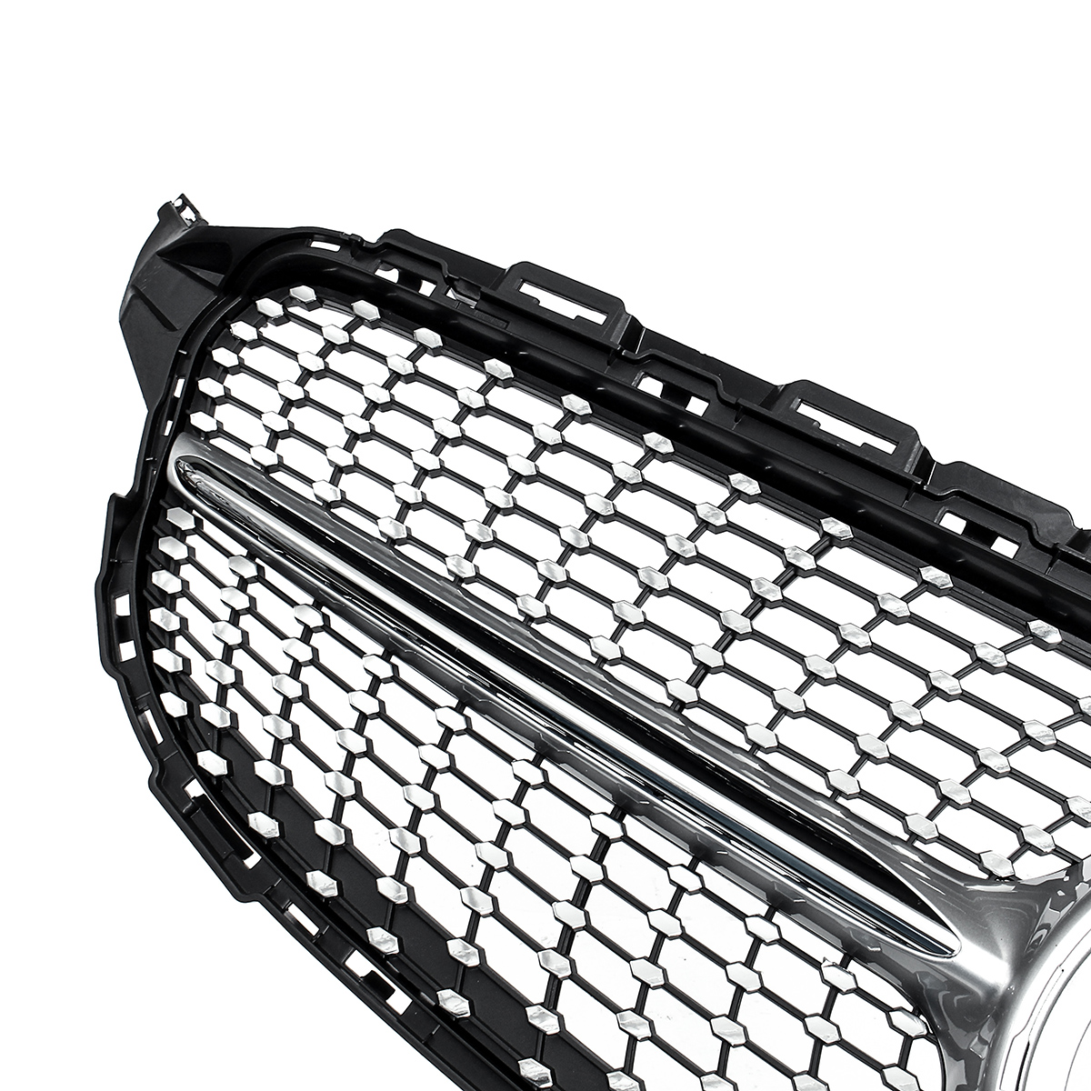 Silver-Front-Diamond-Grill-Grille-With-Camera-For-Benz-W205-C-Class-C250-C300-C400-C43-AMG-2019-1599604