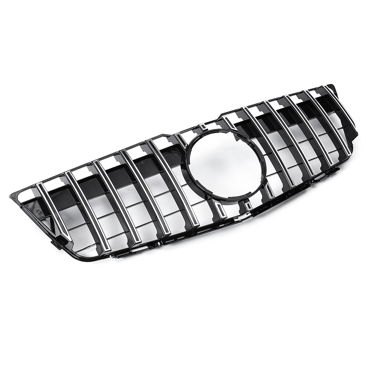 Silver-GT-R-Style-Grill-Grille-For-Mercedes-Benz-GLK-Class-X204-GLK250-GLK300-GLK350-08-12-1576705