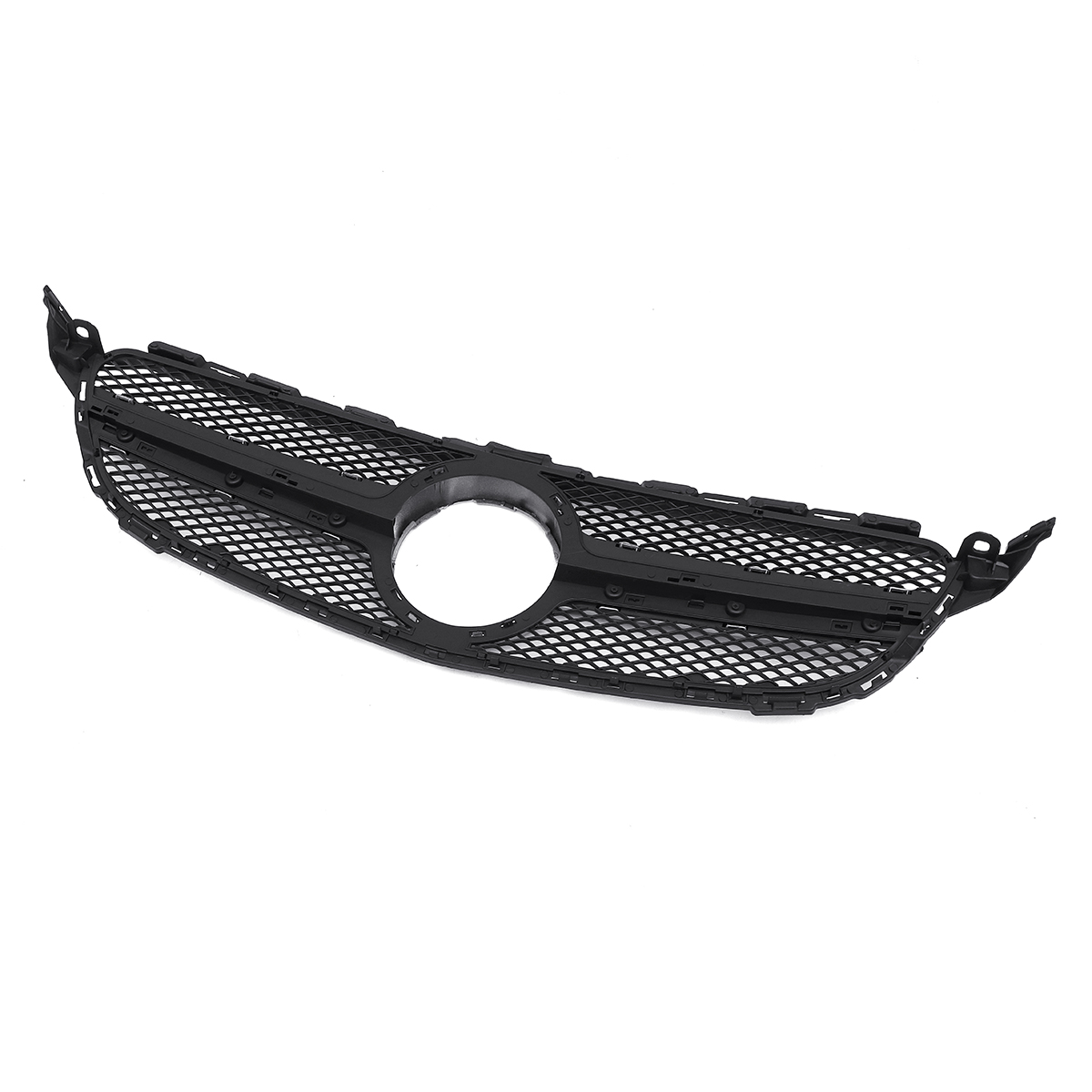 Sliver-AMG-Style-Front-Grill-Mesh-Grille-For-Mercedes-Benz-C-Class-W205-C200-C250-15-18-1578469