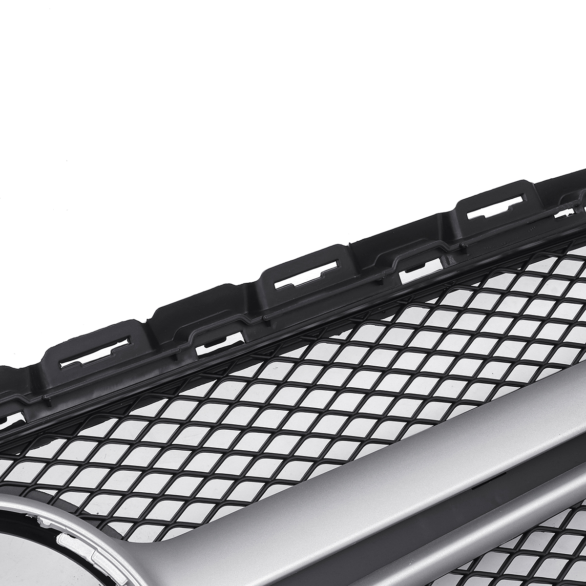 Sliver-AMG-Style-Front-Grill-Mesh-Grille-For-Mercedes-Benz-C-Class-W205-C200-C250-15-18-1578469