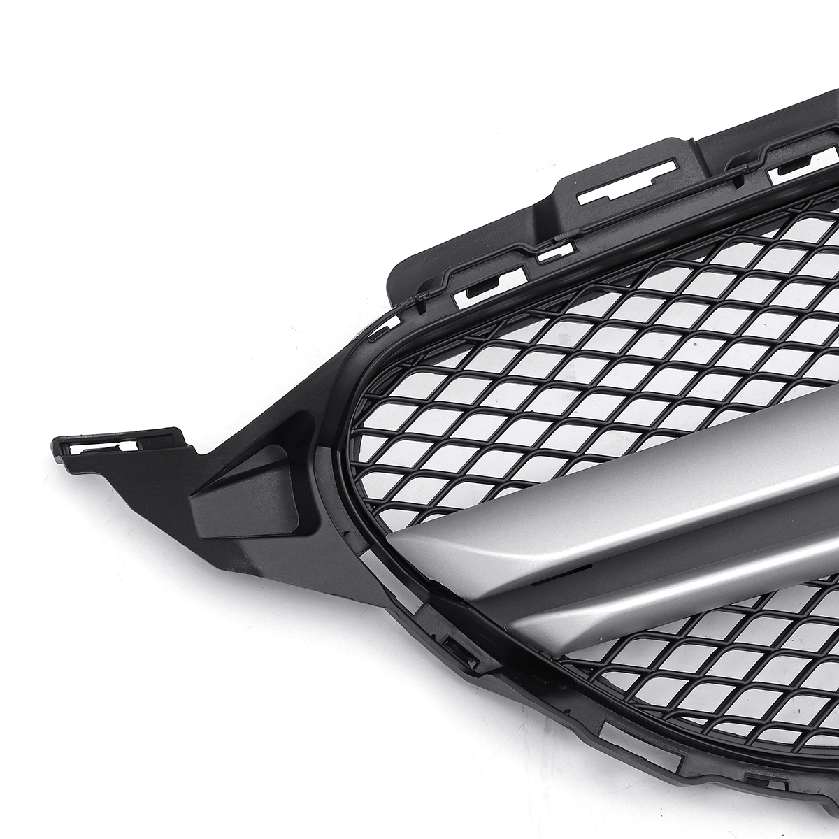 Sliver-AMG-Style-Front-Grill-Mesh-Grille-For-Mercedes-Benz-C-Class-W205-C200-C250-15-18-1578469