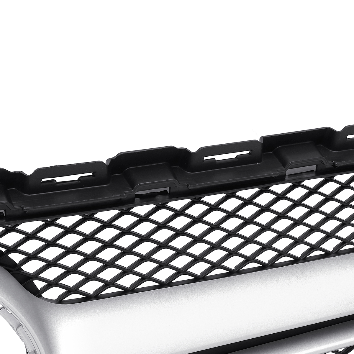Sliver-AMG-Style-Front-Grill-Mesh-Grille-For-Mercedes-Benz-C-Class-W205-C200-C250-15-18-1578469