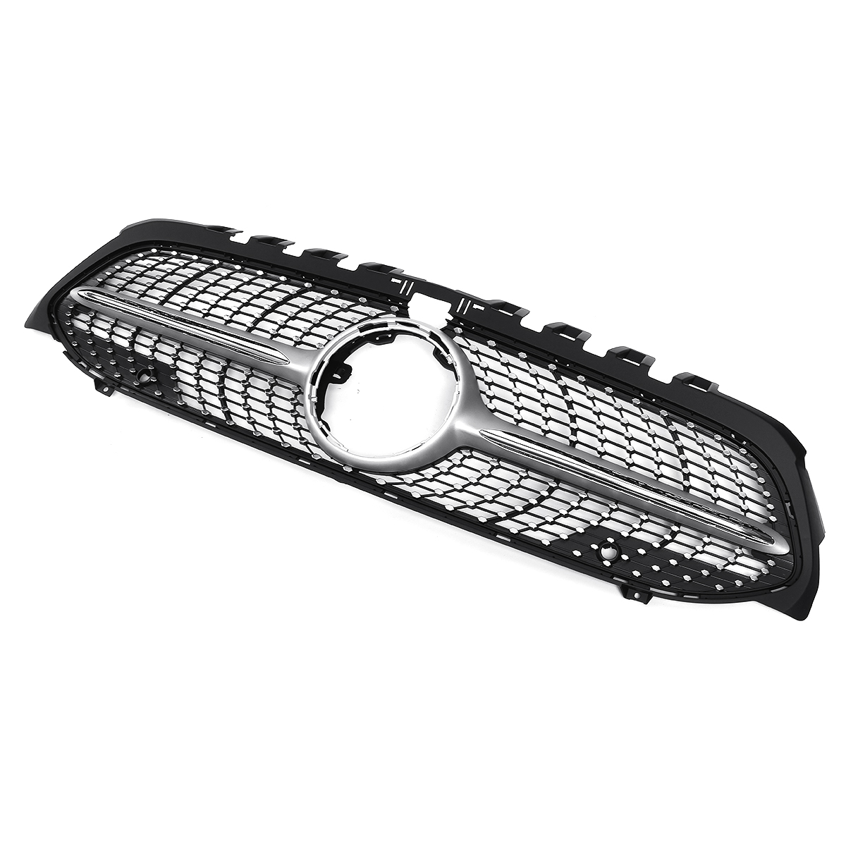 Sliver-Diamond-Front-Grille-Grill-With-Camera-For-Benz-A-Class-W177-A250-A200-A45-AMG-2019-1568512