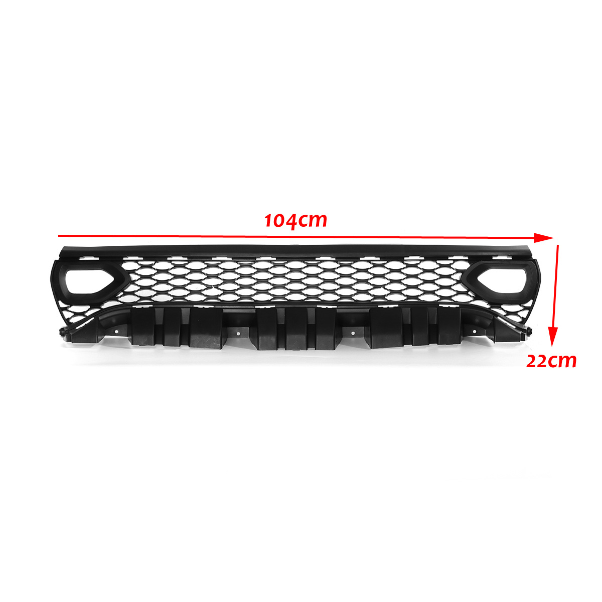 Upper-Grille-with-Bezels-Dual-Inlets-Black-For-Dodge-Charger-SRT-Scat-Pack-2015-2019-1723401