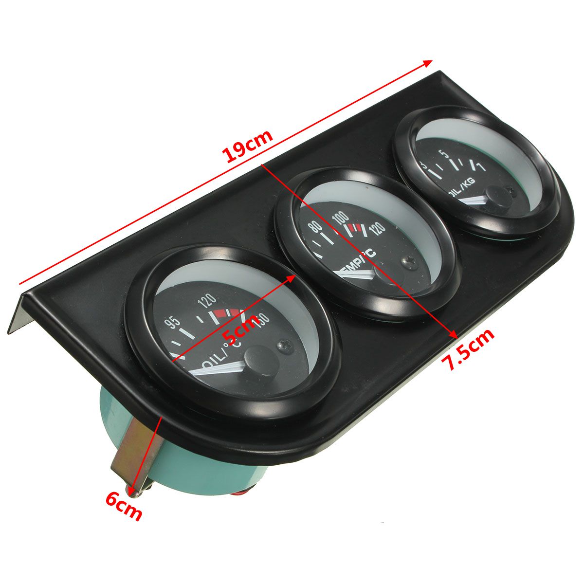 2-Inch-52mm-Oil-Temp--Pressure-Water-Temp-Electronic-Gauge-Kits-3-Hole-Stent-1004423