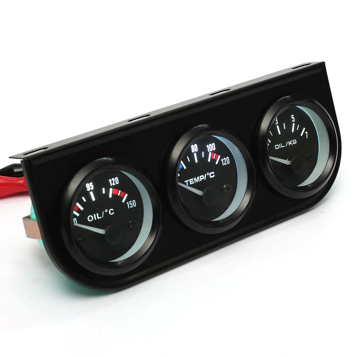 2-Inch-52mm-Oil-Temp--Pressure-Water-Temp-Electronic-Gauge-Kits-3-Hole-Stent-1004423