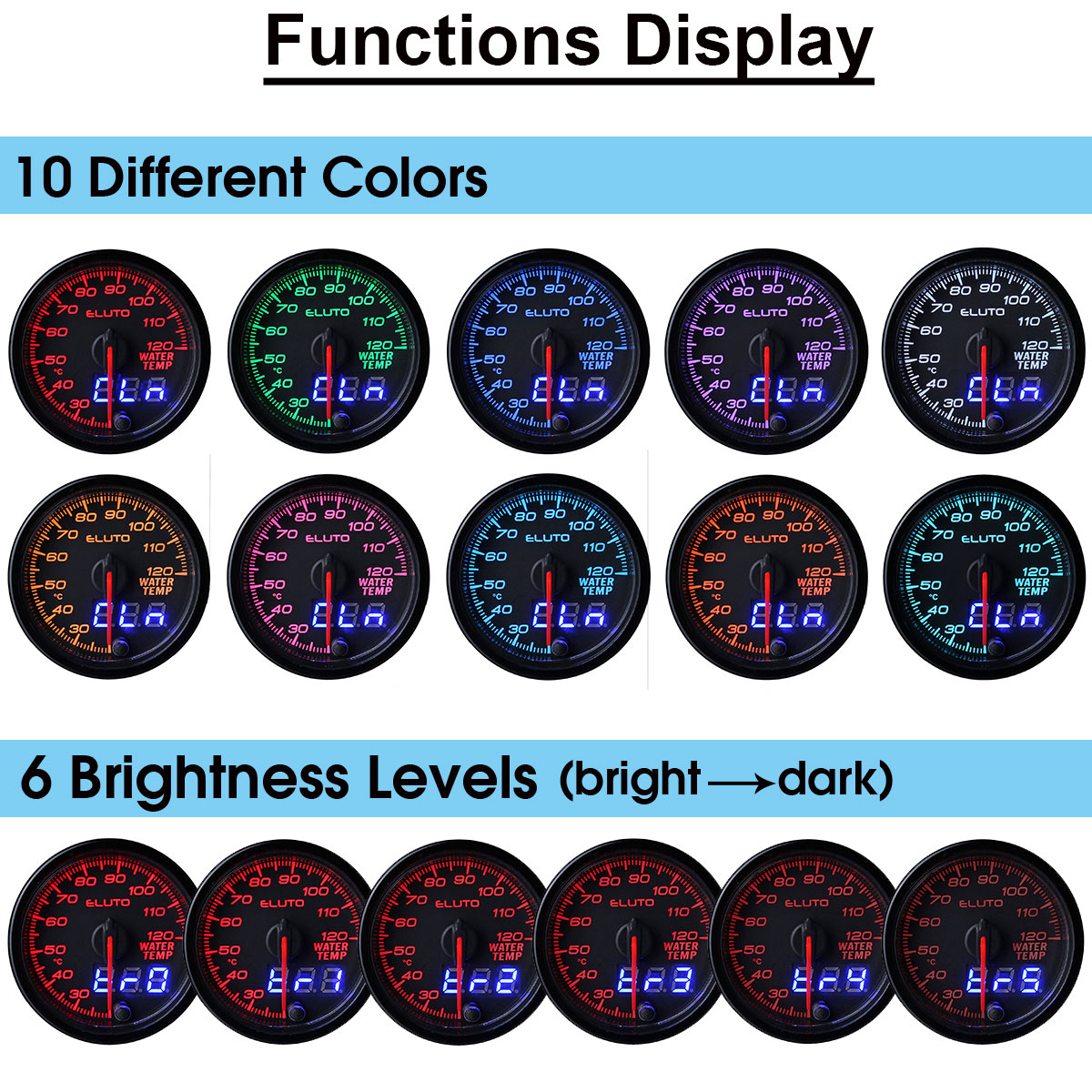 Eluto-Universal-Water-Temperature-Gauge-Digital-10-color-LED-Display-Car-Meter-2inch-52mm-1726779