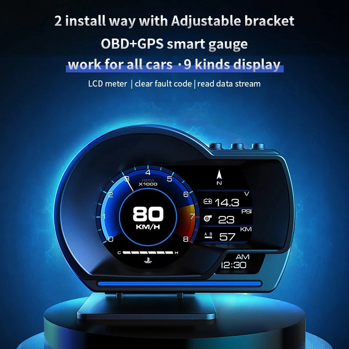 Smart-Car-OBD2-GPS-Gauge-HUD-Head-Up-Digital-Display-Speedometer-Turbo-RPM-Alarm-1794857