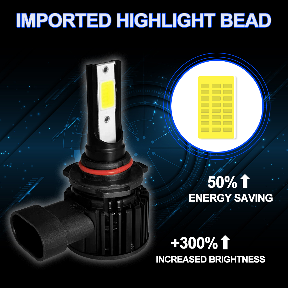 2PCS-22W-9V-36V-LED-Car-Headlight-Bulbs-Front-Lamp-6000k-White-8000LM-Waterproof-H7-H11-9005-9006-1786557