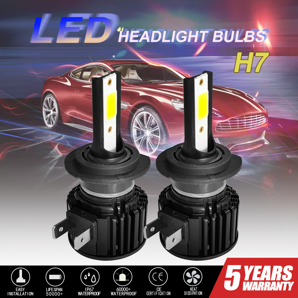 2PCS-22W-9V-36V-LED-Car-Headlight-Bulbs-Front-Lamp-6000k-White-8000LM-Waterproof-H7-H11-9005-9006-1786557