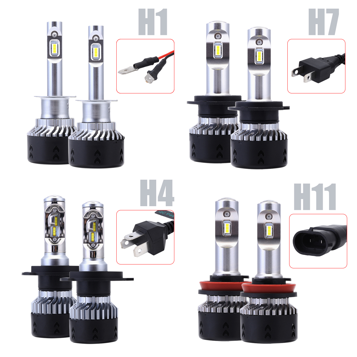 2PCS-70W-6500K-Car-LED-Headlights-H1H4H7H11-Conversion-Kit-Fog-Light-Bulb-IP68-1638002
