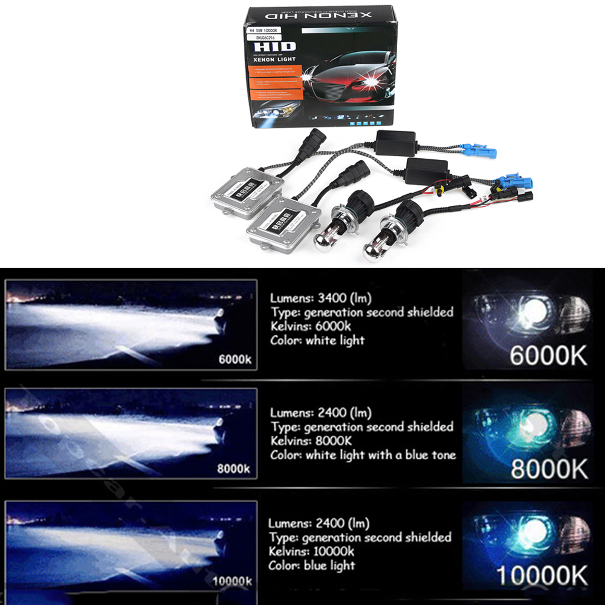 2PCS-AC-H4-55W-Car-Hid-Xenon-Headlight-Light-Lamp-Bulbs-Slim-Ballast-6000K-8000K-10000K-1788824