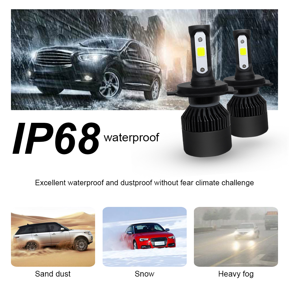 72W-8000LM-LED-Car-Headlights-Bulbs-Fog-Lamps-H1-H4-H7-H8H9H11-9005-9006-IP68-6000K-2PCS-1449474