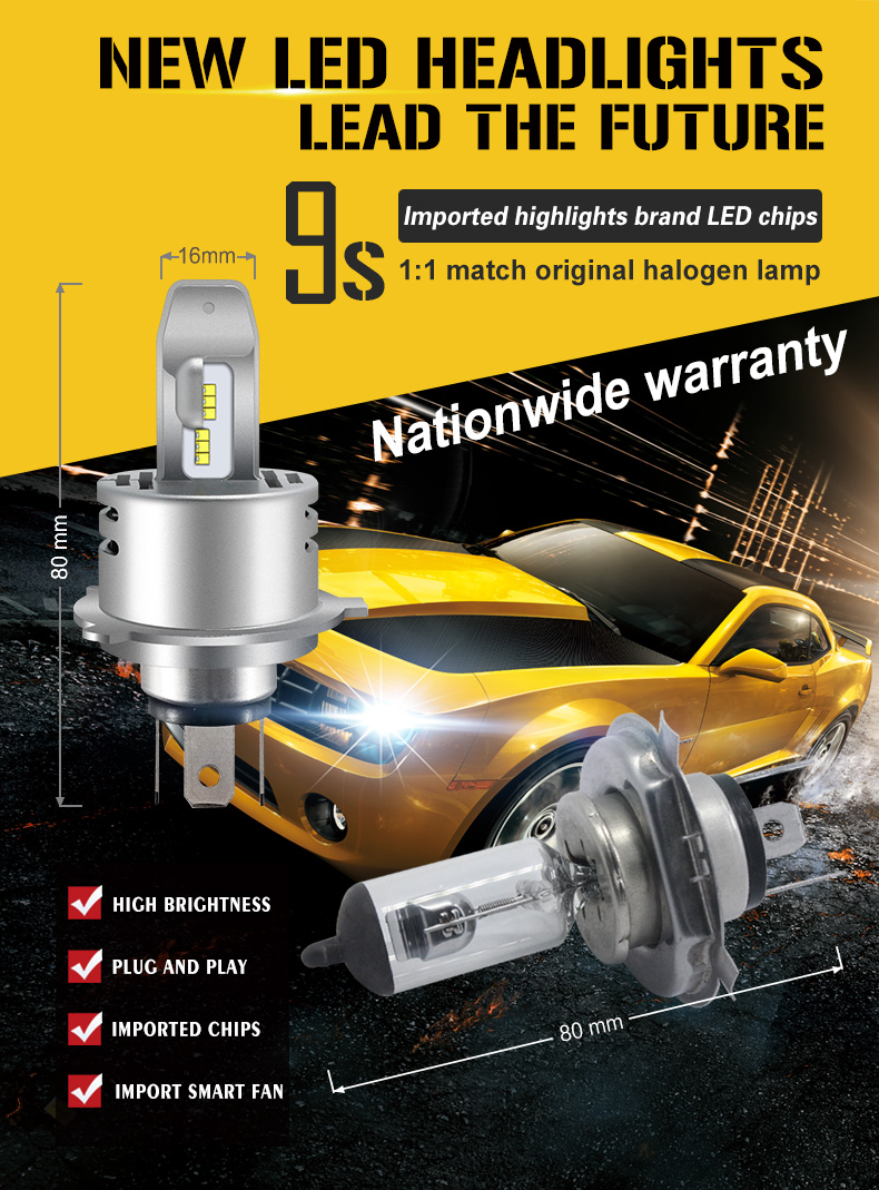 9S-Car-LED-Headlights-Bulbs-Fog-Lamp-H1-H4-H7-IP68-100W-12000LM-6500K-White-2PCS-1435827