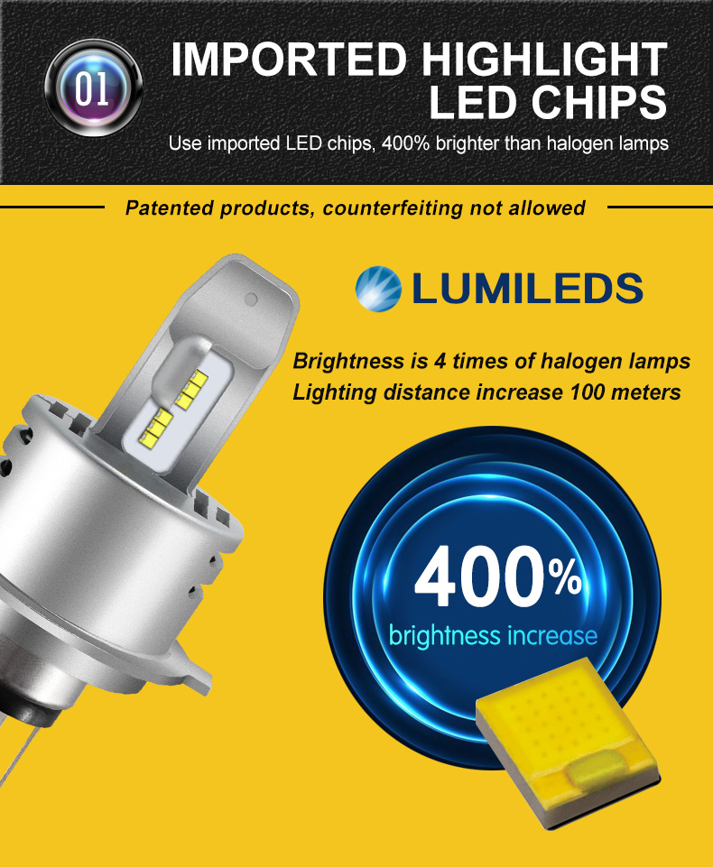 9S-Car-LED-Headlights-Bulbs-Fog-Lamp-H1-H4-H7-IP68-100W-12000LM-6500K-White-2PCS-1435827