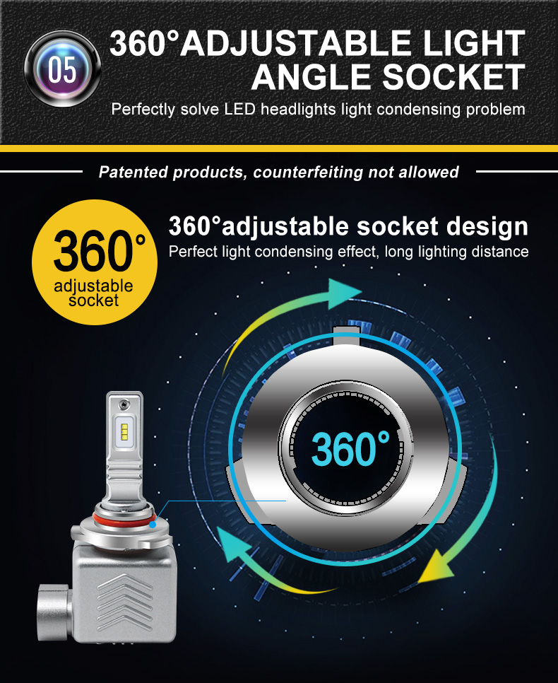 9S-Car-LED-Headlights-Bulbs-Fog-Lamp-H1-H4-H7-IP68-100W-12000LM-6500K-White-2PCS-1435827