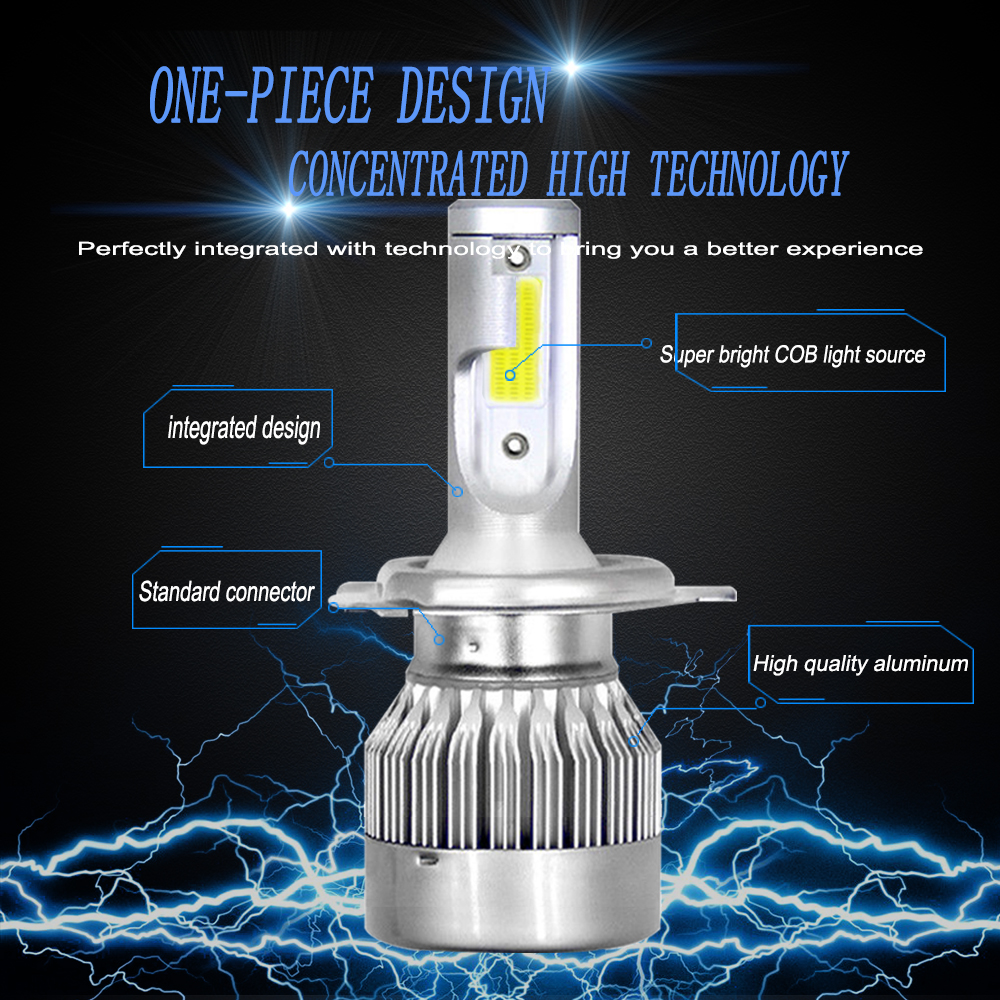 C6MAX-72W-Car-COB-LED-Headlights-Bulb-Fog-Light-H1-H4-H7-H8H9H11-9005-9006-9012-H13-7600LM-6000K-Whi-1593143