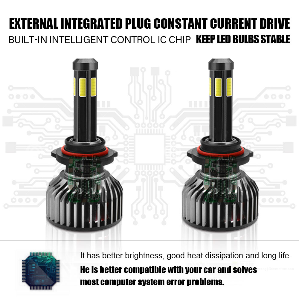 F2-COB-LED-Car-Headlights-9005-9006-H4-H7-H11-H1-Bulbs-Fog-Lamps-55W-6500LM-6500K-2PCS-1579151