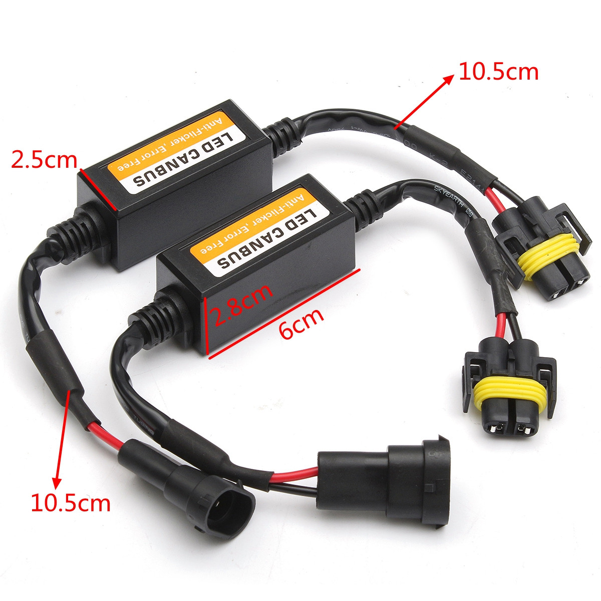H11-LED-Headlight-Decoder-Canbus-Error-Free-Anti-Flicker-Resistor-Canceller-2PCS-1112324