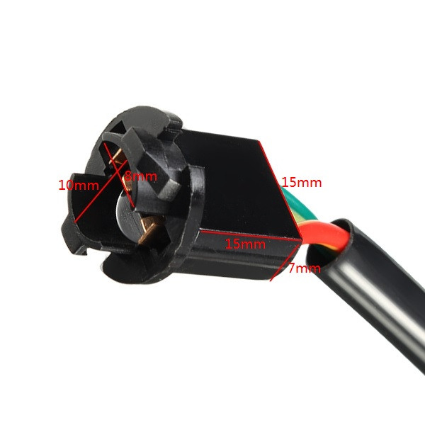Harness-For-T10-Headlight-Fog-Light-Connector-Power-Cable-Socket-Wire-with-Plastic-Hard-Basis-1076852