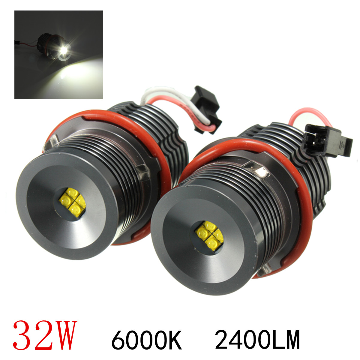 High-Power-Free-Xenon-White-Angel-Eyes-Halo-Ring-Chips-LED--Lights-Bulbs-1364961