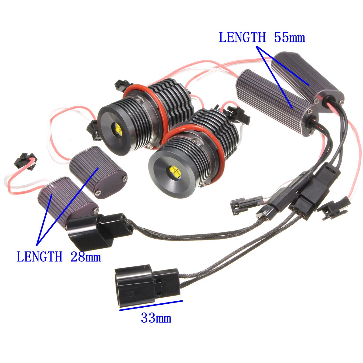 High-Power-Free-Xenon-White-Angel-Eyes-Halo-Ring-Chips-LED--Lights-Bulbs-1364961