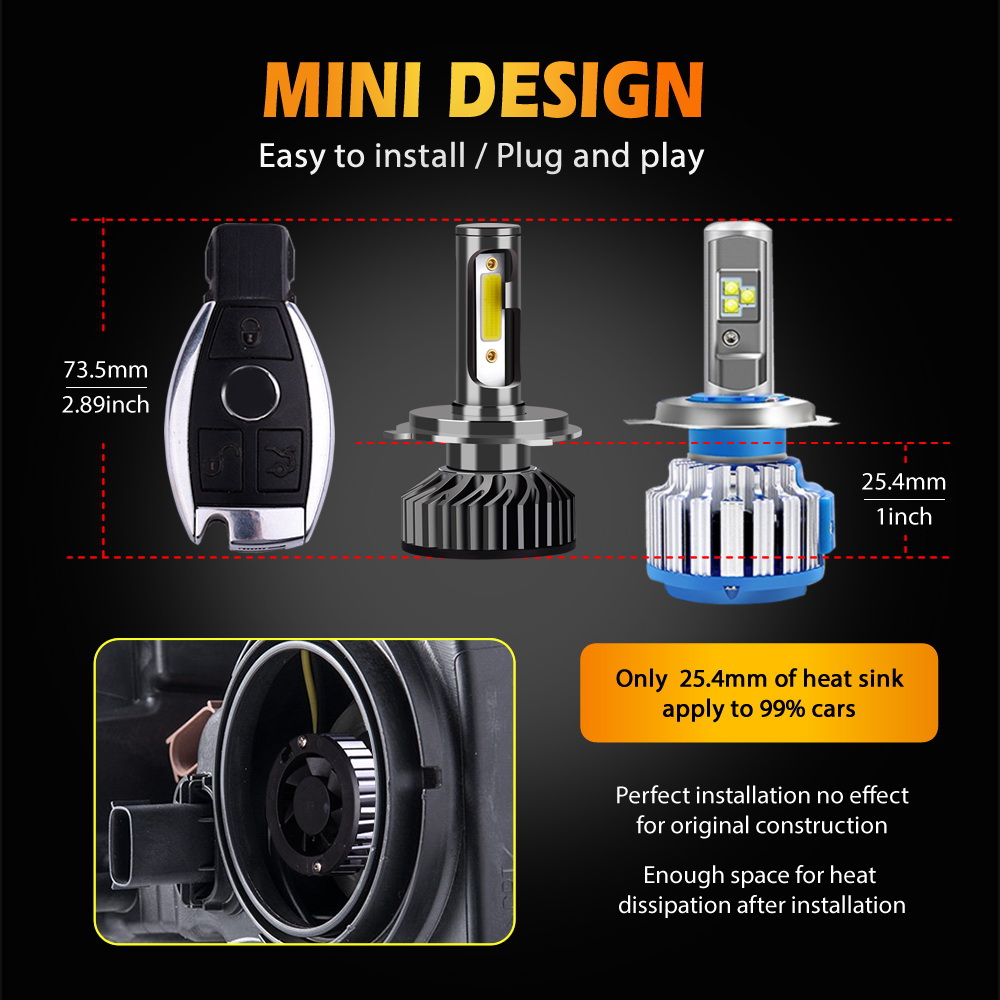 Infitary-F2-Car-COB-LED-Headlights-Bulbs-Fog-Lamp-H1-H3-H4-H7-H11-9005-9006-12V-24V-72W-8000LM-6500K-1476902