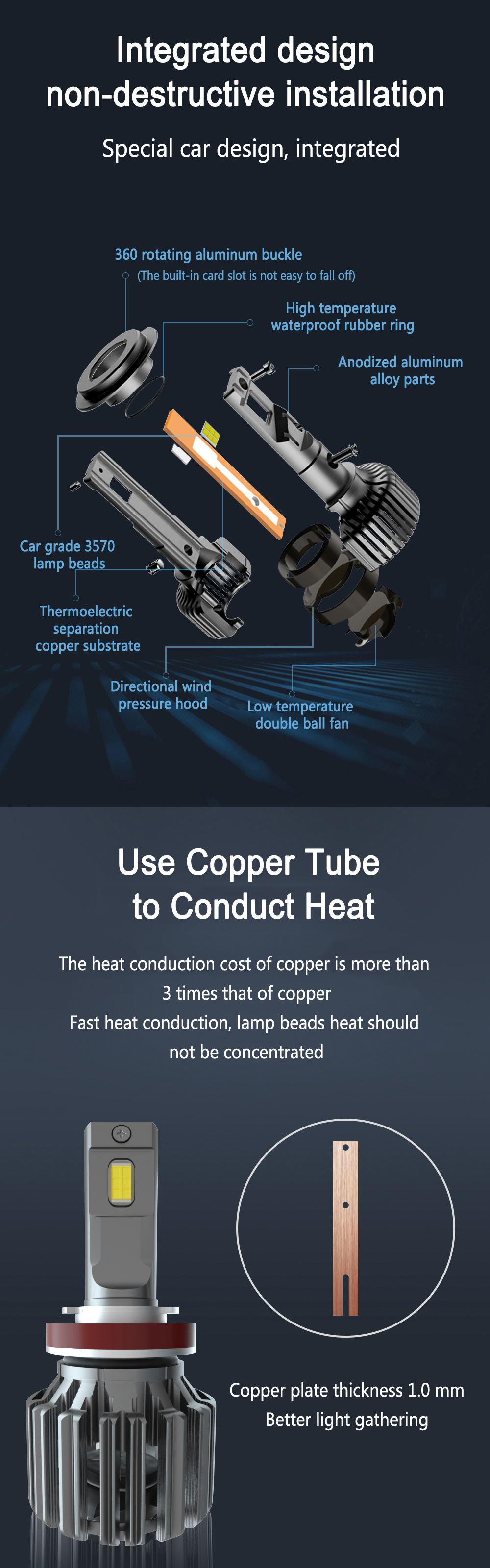 Infitary-Q1-2PCS-220W-30000LM-6500K-LED-Car-Headlight-Bulbs-H1-H4-H7-H11-9005-9006-with-Decoding-Hig-1793600