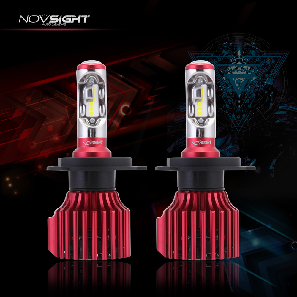 NovSight-A381-N6-LED-Car-Headlights-Bulbs-60W-10000LM-H1-H3-H4-H7-H11-9005-9006-6500K-White-1310813