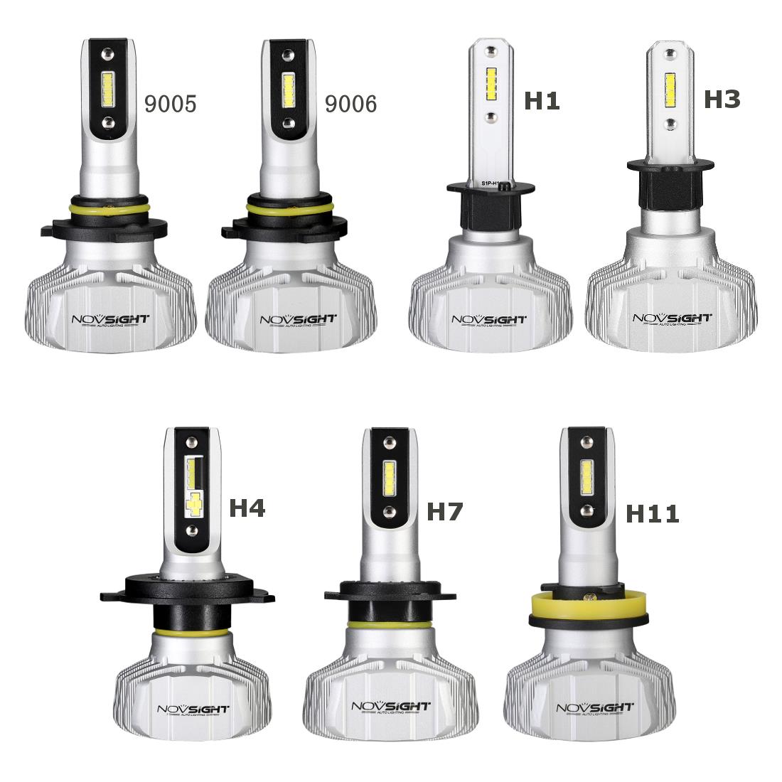 NovSight-A500-N15-50W-10000LM-LED-Car-Headlights-Bulbs-Fog-Lamp-H1-H3-H4-H7-H11-9005-9006-6500K-1311744