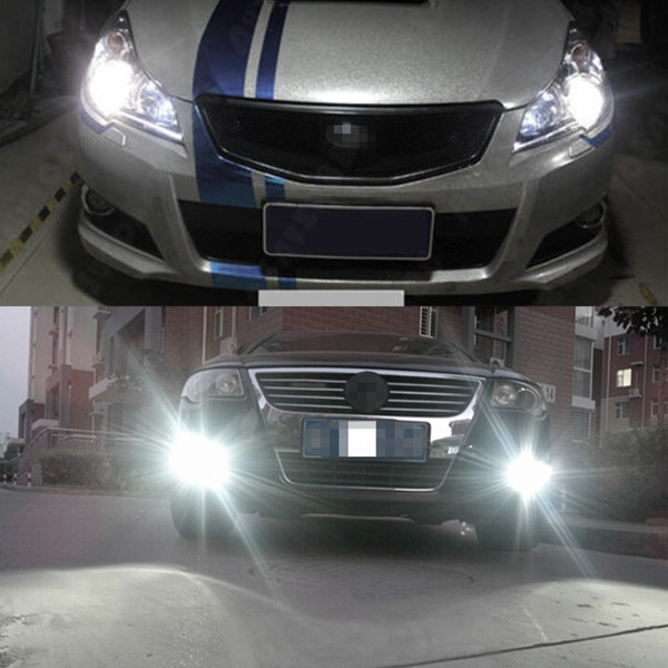 Pair-22W-6000K-H1-H3-880-COB-LED-Hi-Lo-Beam-Headlight-Car-Upgrade-Conversion-Lamp-Pure-White-1105192