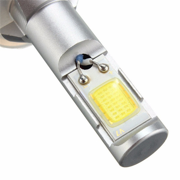 Pair-22W-6000K-H1-H3-880-COB-LED-Hi-Lo-Beam-Headlight-Car-Upgrade-Conversion-Lamp-Pure-White-1105192