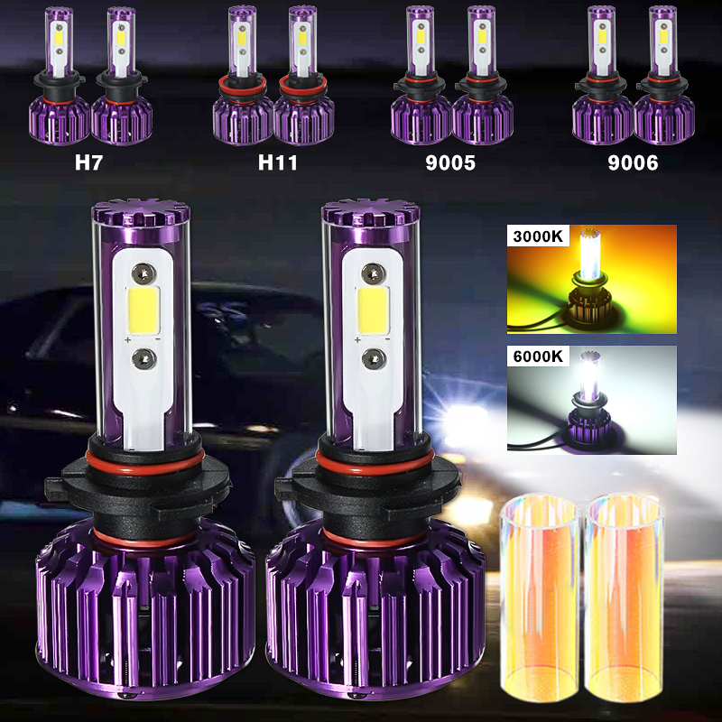 Pair-30W-3000LM-COB-LED-Car-Headlights-CANBUS-Bulb-Lamp-Conversion-Kits-H7-H11-9005-9006-1110059