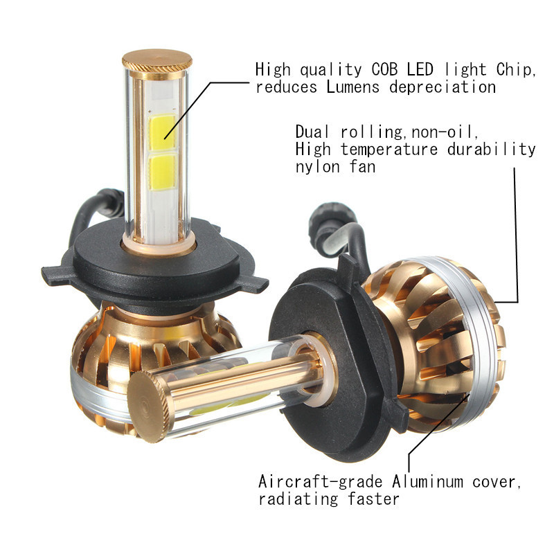 Pair-36W-6000K-3600LM-H4-H7-H1-H3-H11-9005-9006-Car-LED-Headlight-Driving-Fog-Lamp-Bulb-White-1105229
